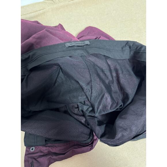 Alexander Wang Shorts Mens 32 Burgundy Black Utility Cargo Mesh Lined Zip Fly - Picture 10 of 15